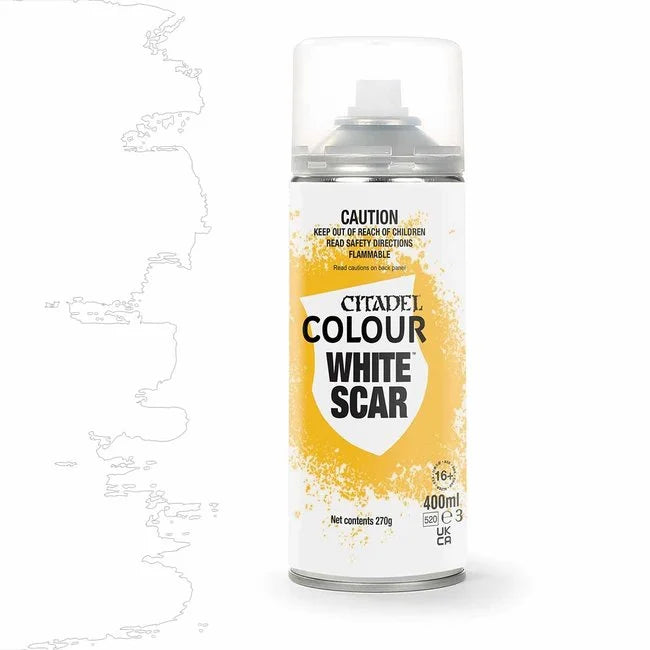 White Scar Spray Paint - 400ml Paint