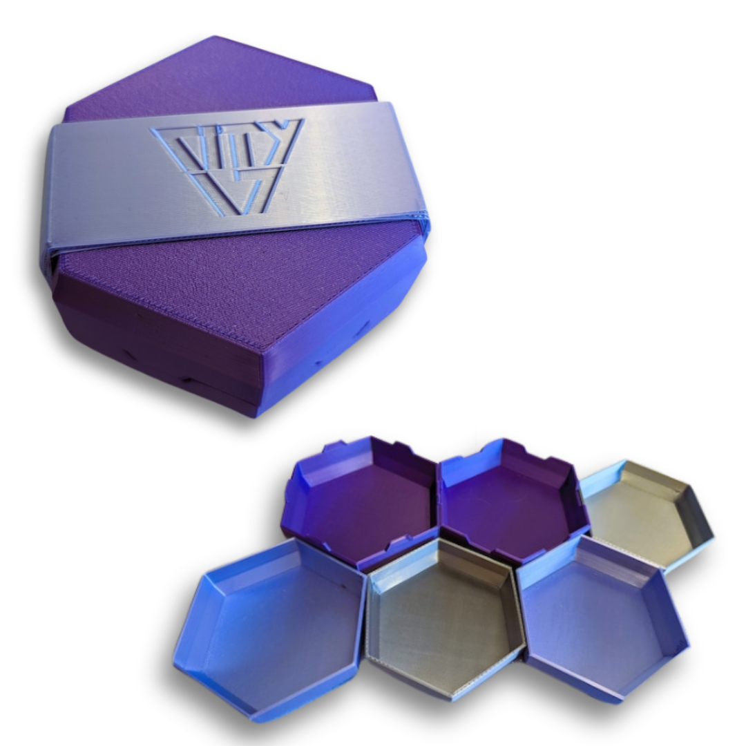 City 17 3d Printed Pocket Token Tray Set