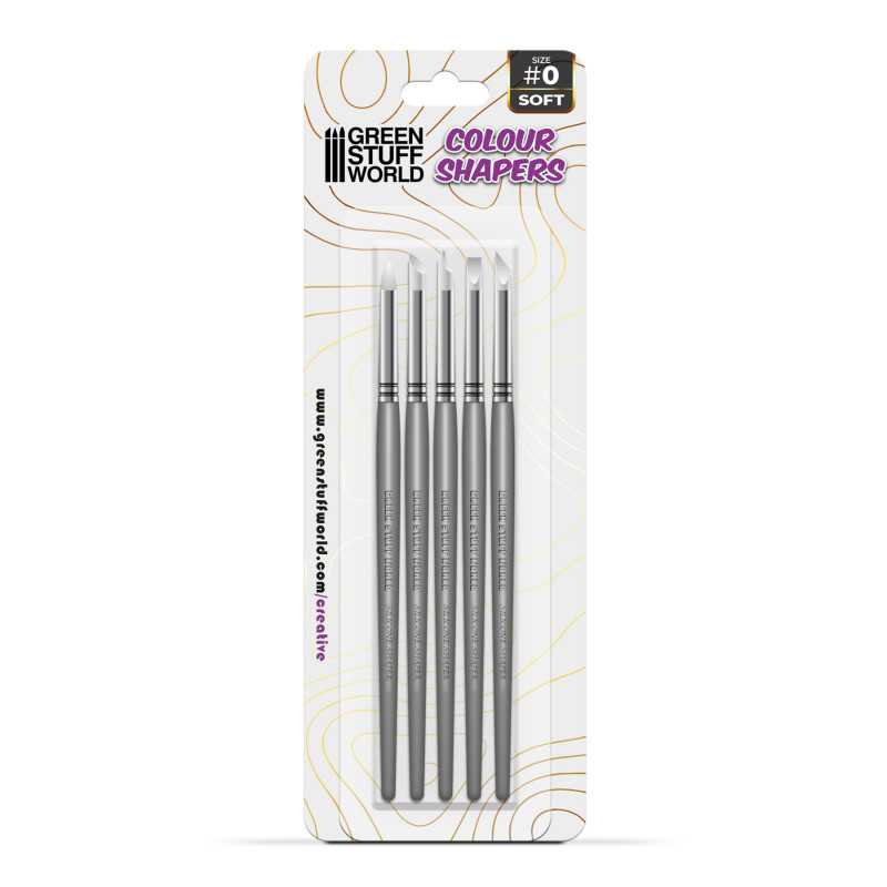 Green Stuff World: Clay Shapers Sculpting Tools - White Soft: Size 0 | Buy Online from The Home Crafters