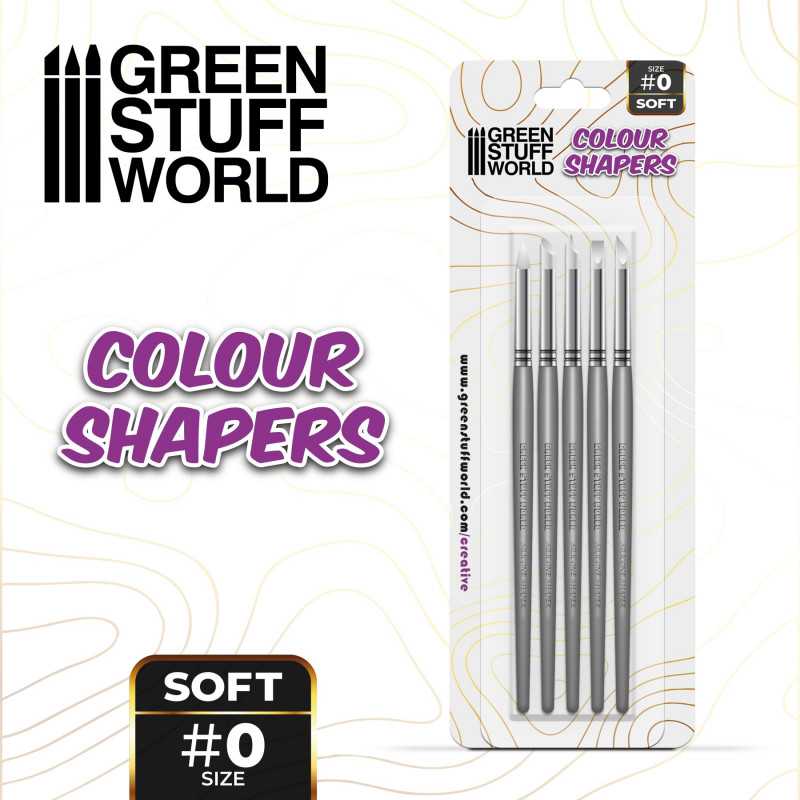 Green Stuff World: Clay Shapers Sculpting Tools - White Soft: Size 0 | Buy Online from The Home Crafters