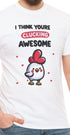 Clucking Awesome Chicken T-Shirt | Funny Animal Tee | Buy Online from The Home Crafters