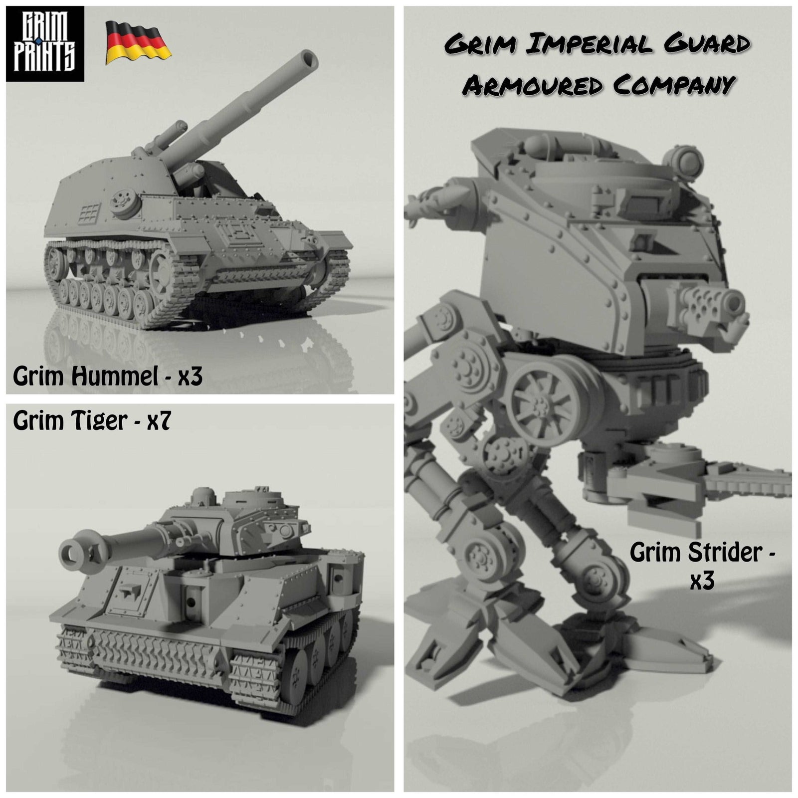 Complete German Grim Armoured Company | Buy Online from The Home Crafters