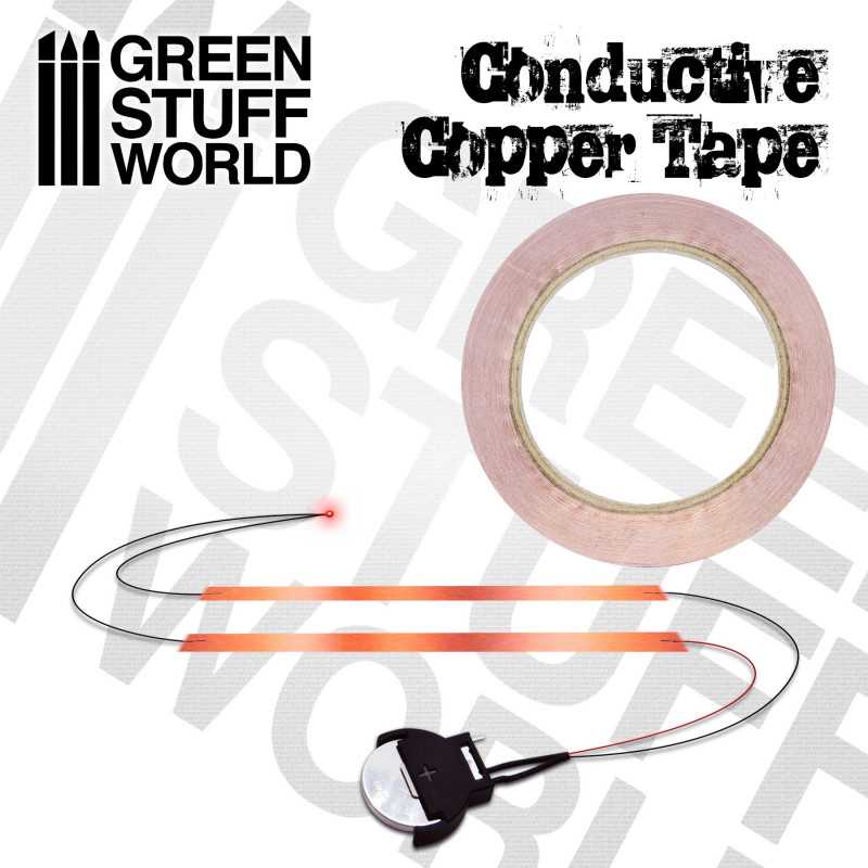 Green Stuff World: 3mm Conductive Copper Tape - 20m | Buy Online from The Home Crafters