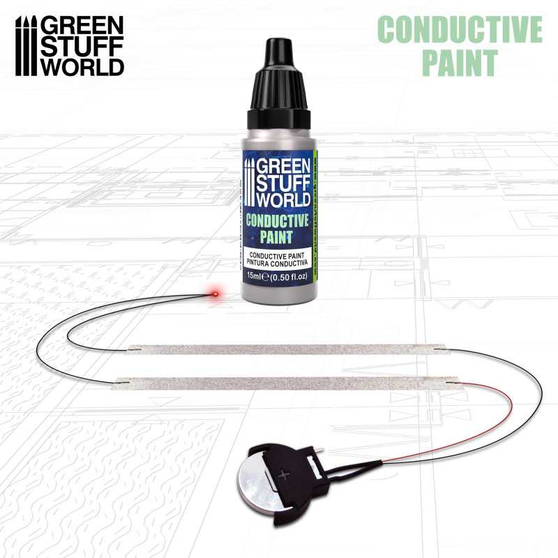 Green Stuff World: Acrylic Conductive Paint - 15ml | Buy Online from The Home Crafters