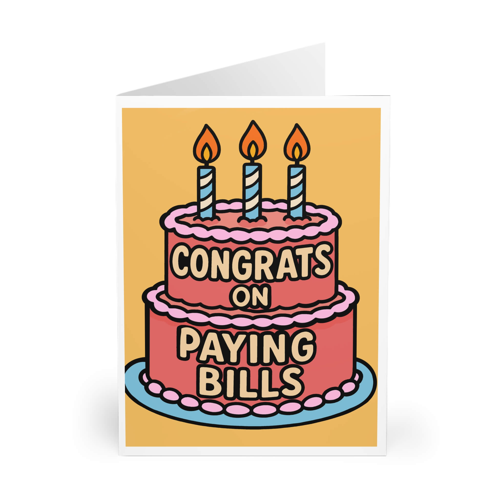 Congrats on Paying Bills Greeting Card | Buy Online from The Home Crafters