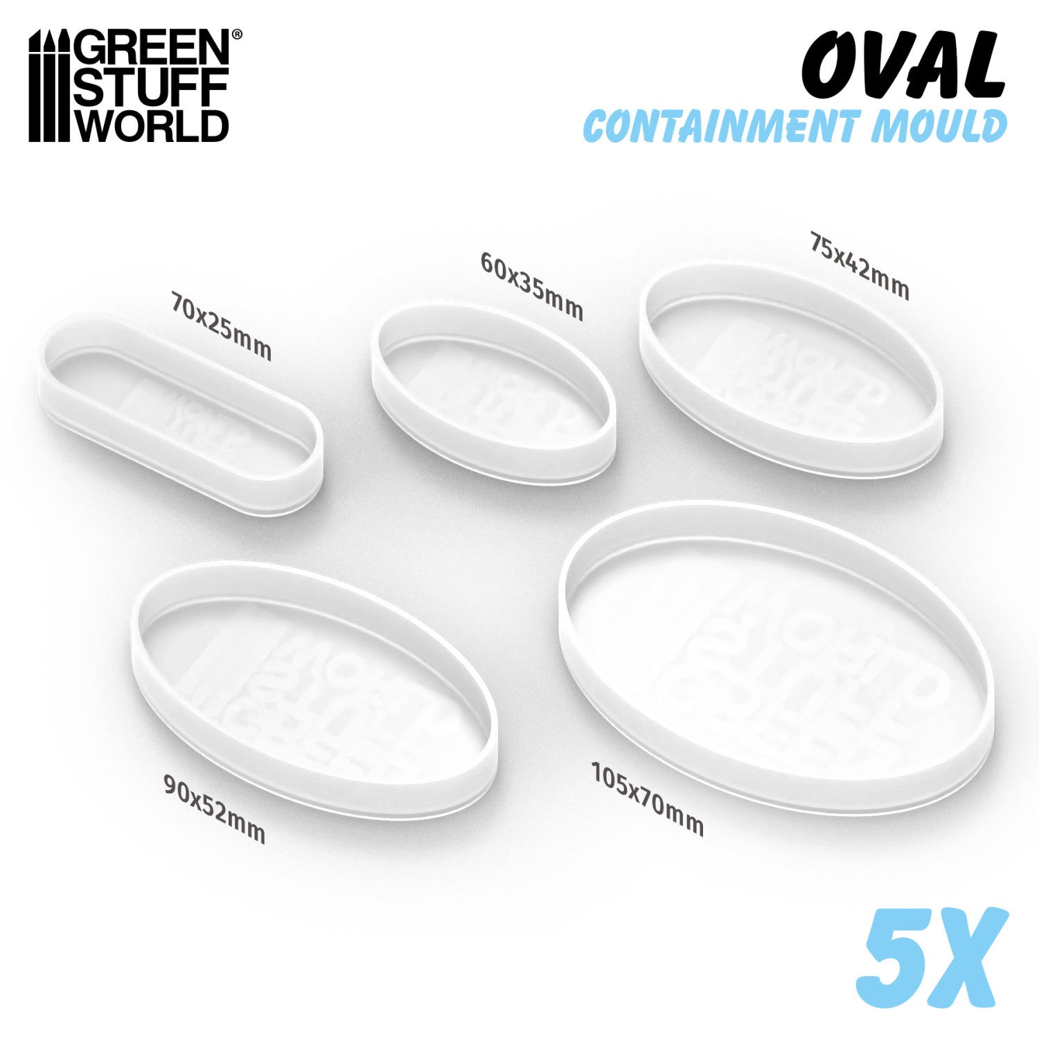Silicone Containment Molds for Model Bases