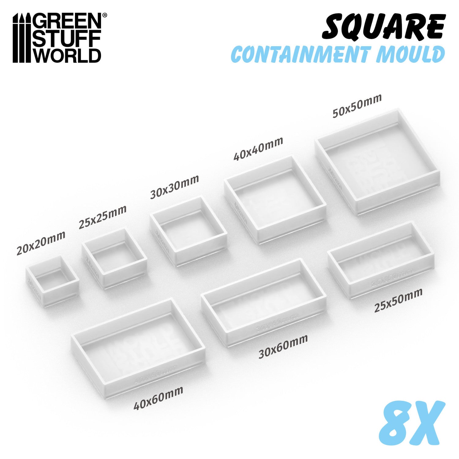 Silicone Containment Molds for Model Bases
