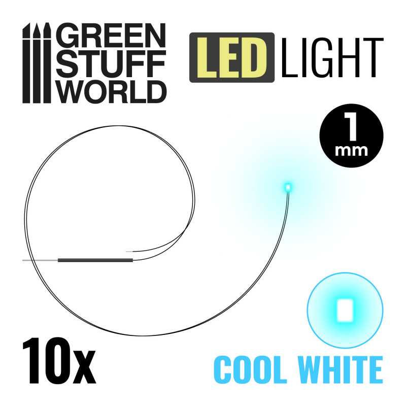 Green Stuff World: 1mm LED Lights for Dioramas - 10pc | Buy Online from The Home Crafters