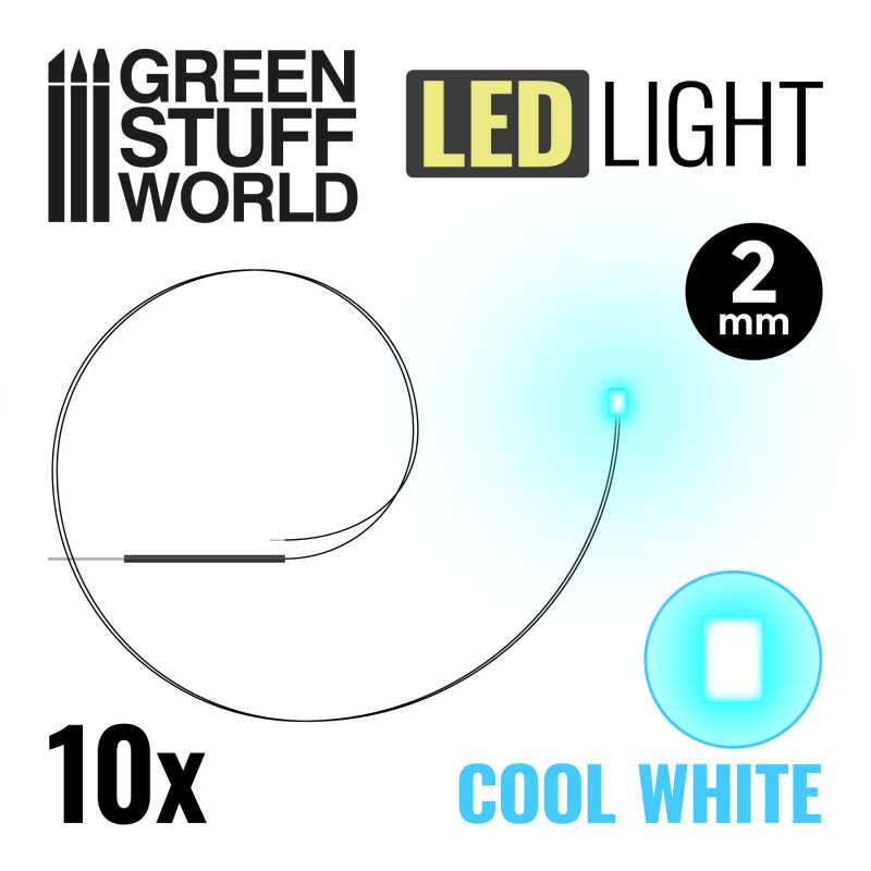 Green Stuff World: 2mm LED Lights for Dioramas - 10pc | Buy Online from The Home Crafters