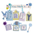 Craft Embellishments: Baby Boy - 10pc | Buy Online from The Home Crafters
