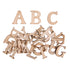 Craft Embellishments: Natural Wood Letters - 26pc | Buy Online from The Home Crafters