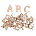 Craft Embellishments: Natural Wood Letters - 26pc | Buy Online from The Home Crafters