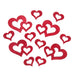 Craft Embellishments: Wooden Love Hearts - 12pc | Buy Online from The Home Crafters