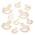 Craft Embellishments: Wooden Rocking Horse - 10pk | Buy Online from The Home Crafters