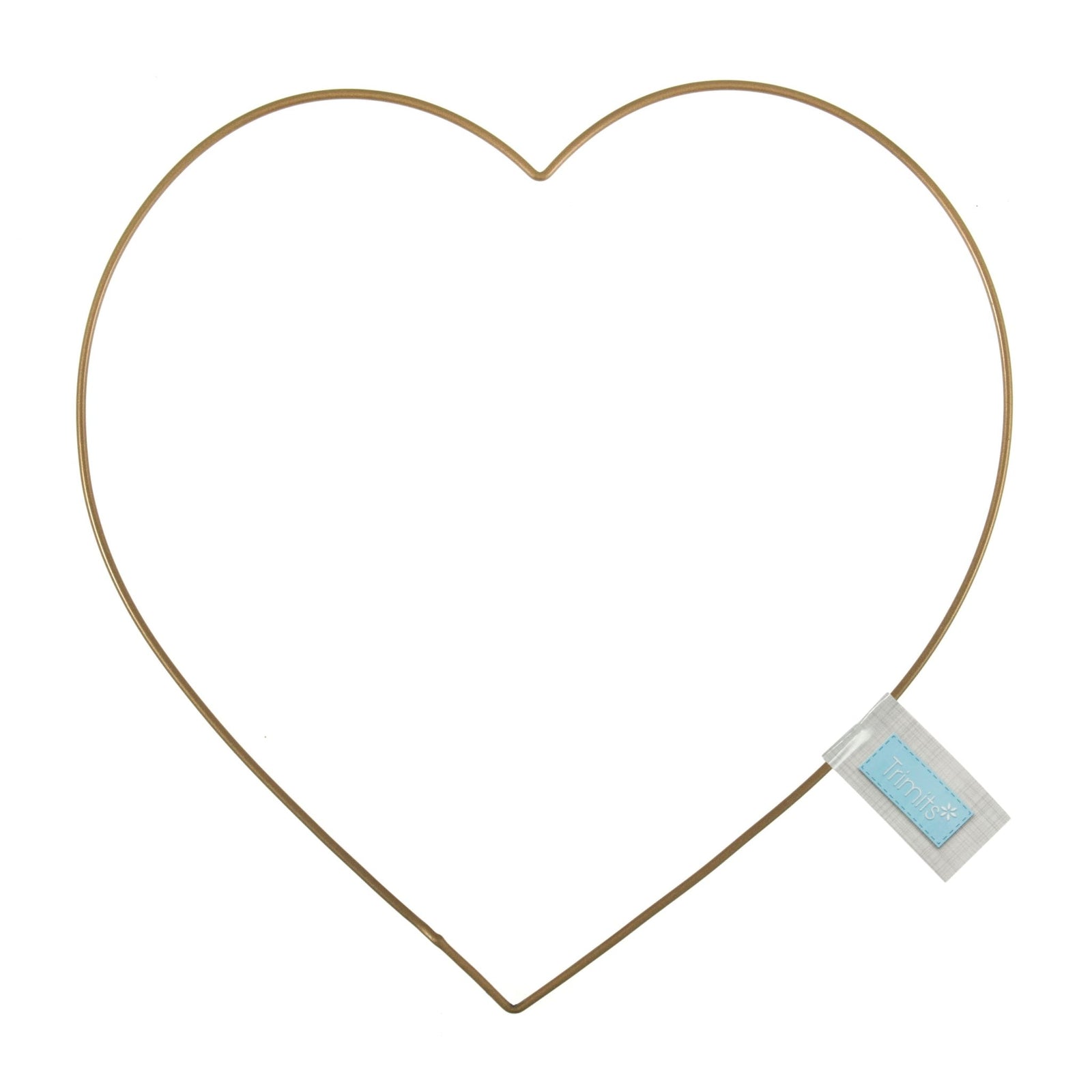 Craft Hoops: Heart Frame: 20cm: Gold | Buy Online from The Home Crafters