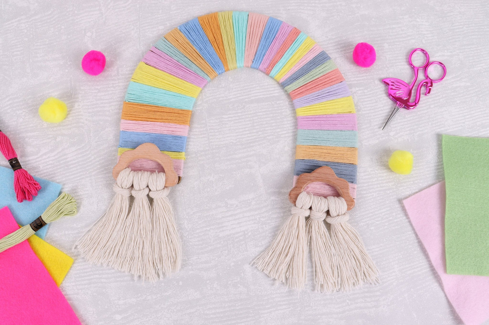 Craft Hoops: Rainbow Frame: 20cm: Gold | Buy Online from The Home Crafters