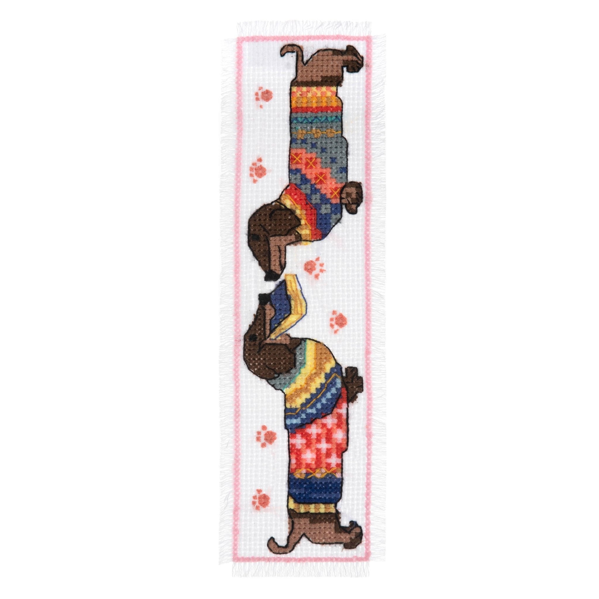 Cross Stitch Kit: Printed: Bookmark: Dachshund in | Buy Online from The Home Crafters