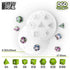Green Stuff World: RPG DnD Silicone Dice Mold to make 7 Dice | Buy Online from The Home Crafters