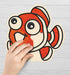 Sea Life Clay Colouring Kit