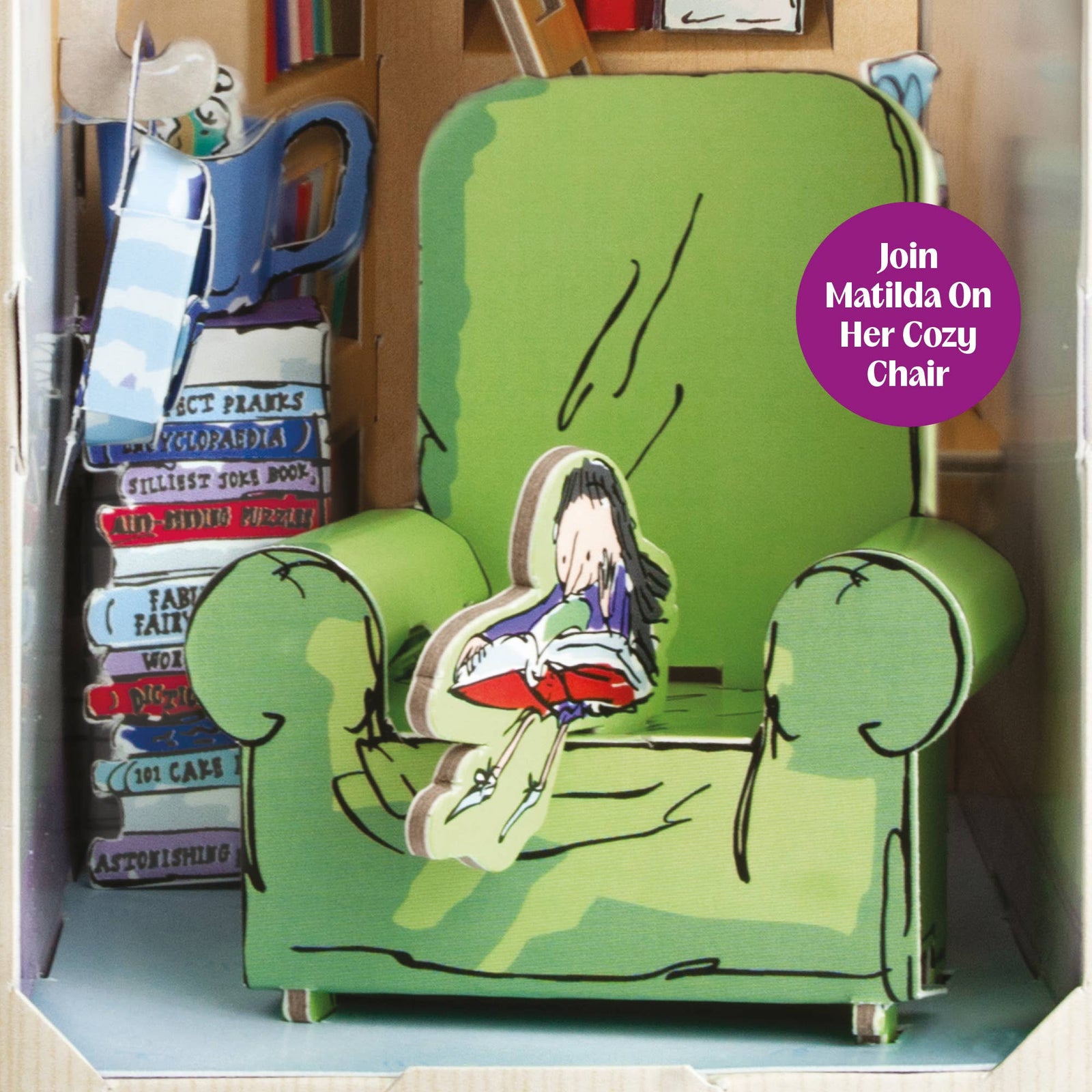 Build Your Own, Roald Dahl 'Matilda' Book Nook | Buy Online from The Home Crafters