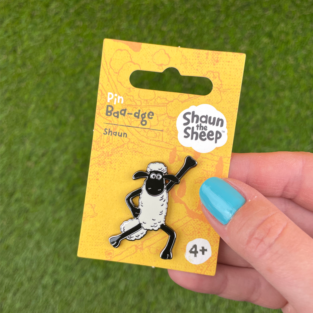 Shaun the Sheep Dancing Pin Badge