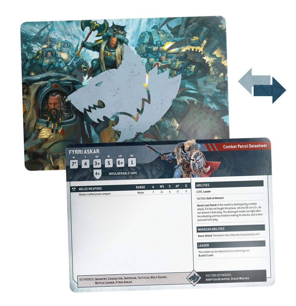 Datasheet Cards: Space Wolves | Buy Online from The Home Crafters