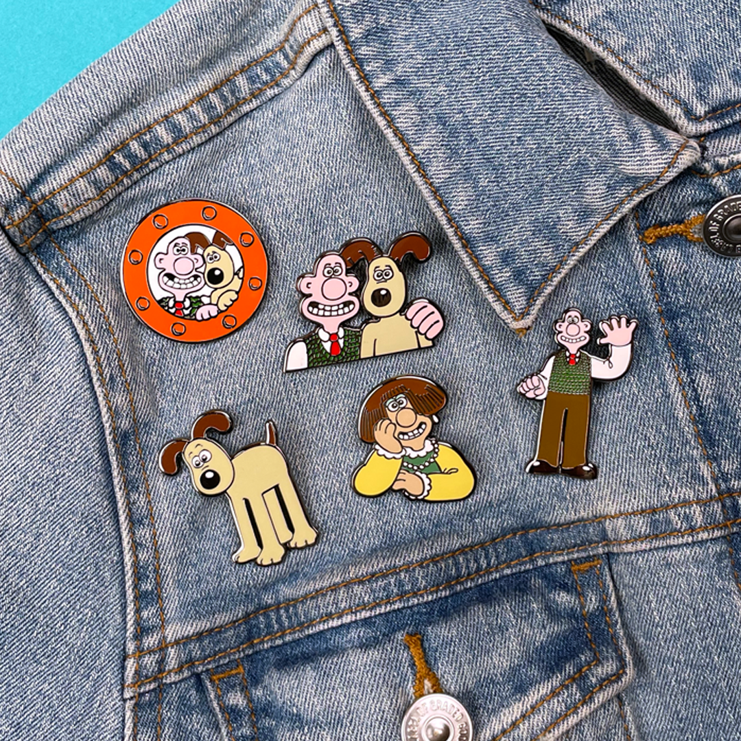 Wallace & Gromit Pin Badge
