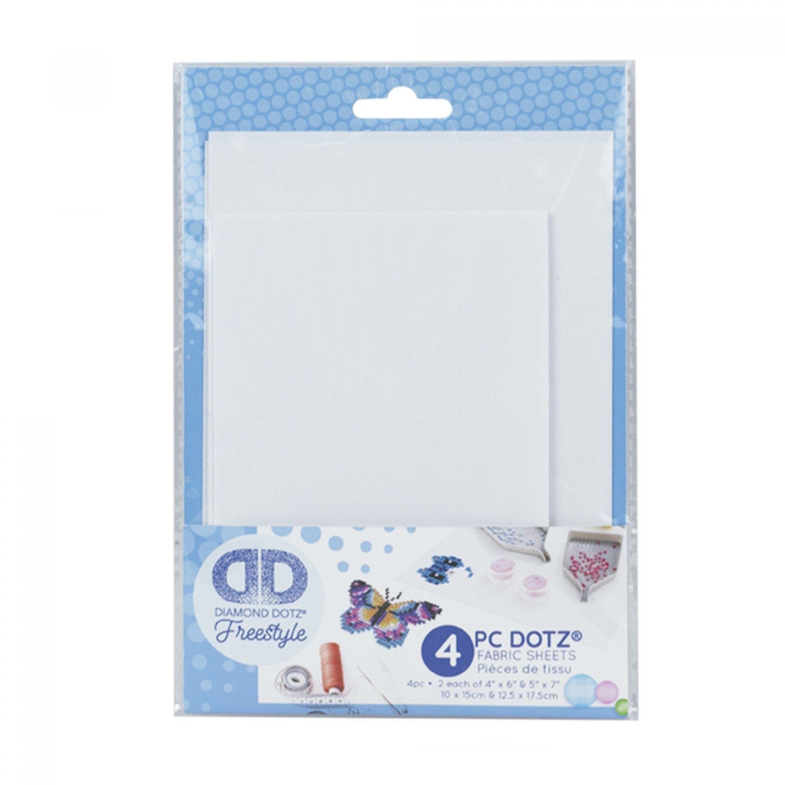 Diamond Dotz Accessories: Plain Fabric without Adhesive - 4pc