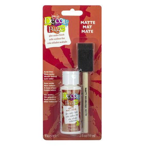 DecoArt Americana Decoupage Glue Sealer & Sponge Set | Buy Online from The Home Crafters