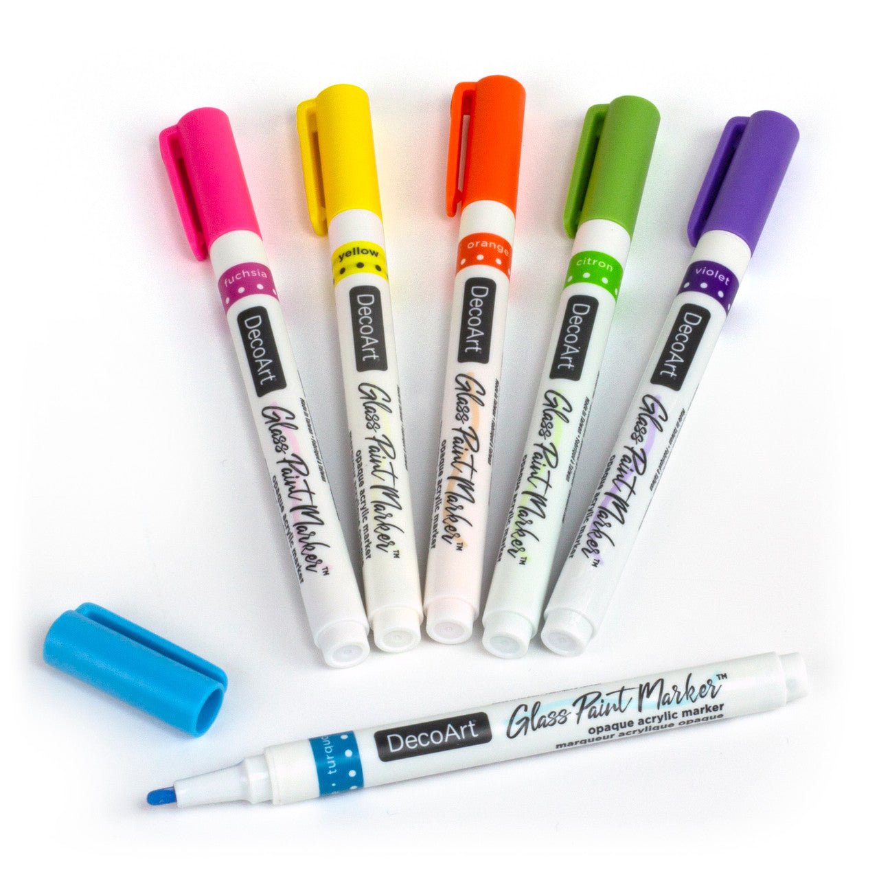 DecoArt Glass & Ceramic Paint Marker Pen 1mm | Buy Online from The Home Crafters