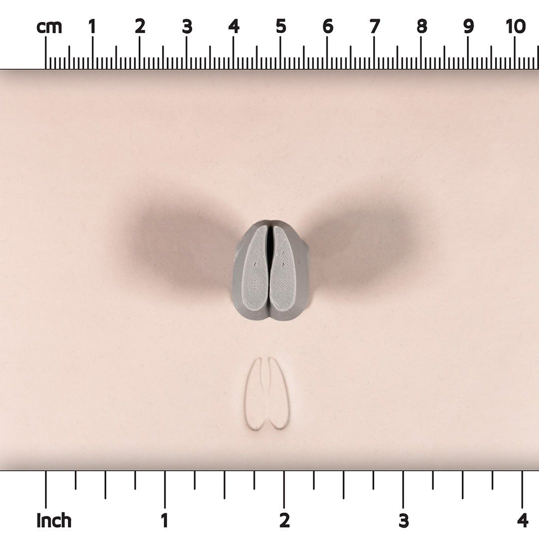 Deer Hoof Stamp - Medium - Style 1 | Buy Online from The Home Crafters