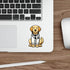Doctor Dog Vinyl Sticker – Waterproof Cartoon Pet | Buy Online from The Home Crafters