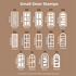 Door Stamp Set of 18 | Buy Online from The Home Crafters