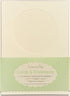Dovecraft Cards & Envelopes - Circle Window Aperture - 10pk | Buy Online from The Home Crafters