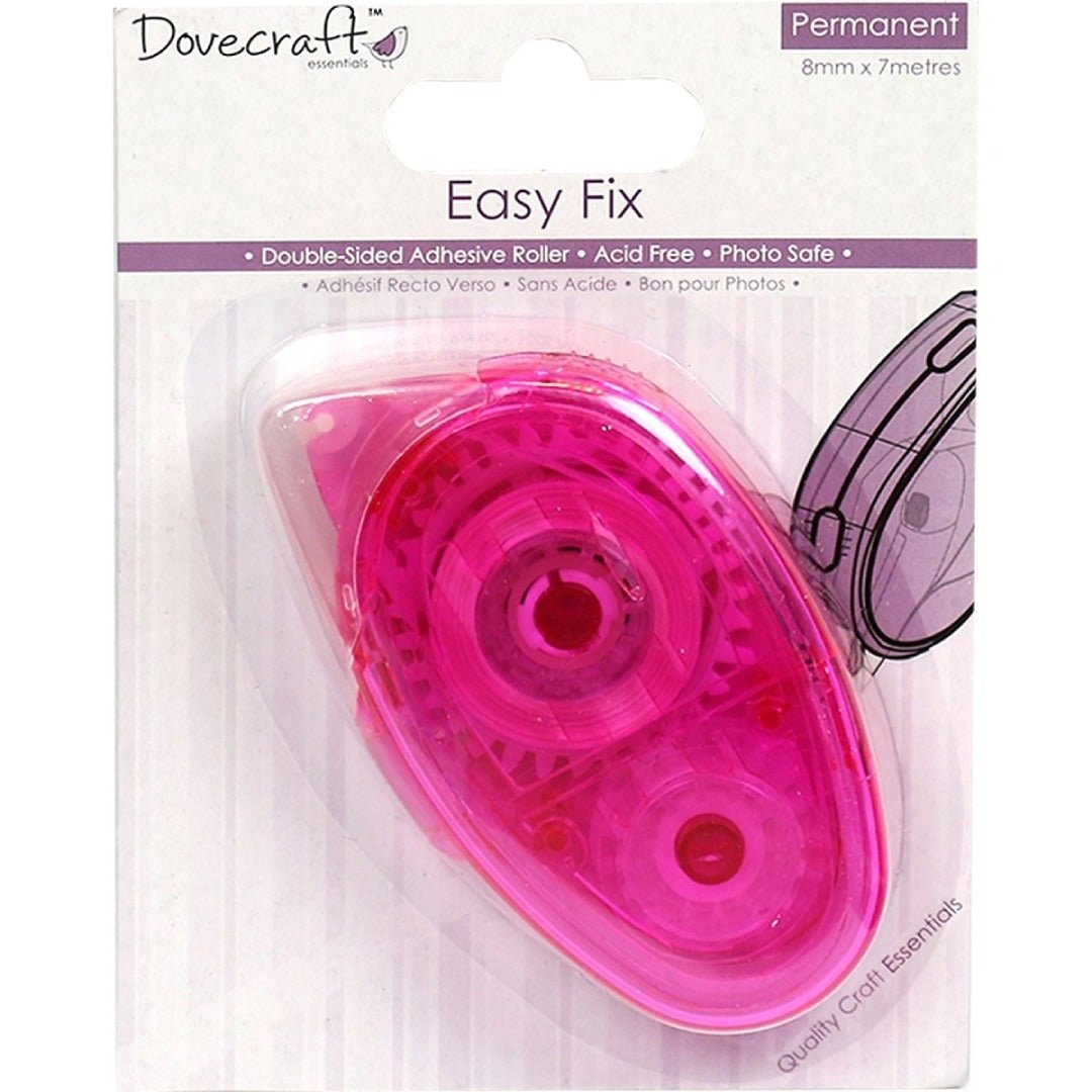 Dovecraft Easyfix Permanent Adhesive Roller - 7m | Buy Online from The Home Crafters