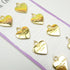 Dovecraft Metal Heart Charms: Made With Love - 8pc | Buy Online from The Home Crafters