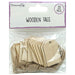 Dovecraft Wooden Tags - 20pk | Buy Online from The Home Crafters