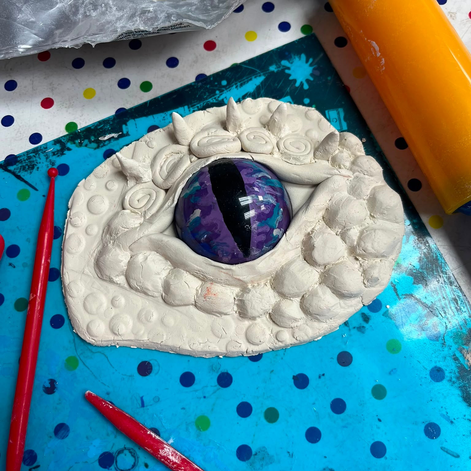 Kids Craft Workshops: Sculpt a Dragon Eye - Thursday 20th August | Buy Online from The Home Crafters