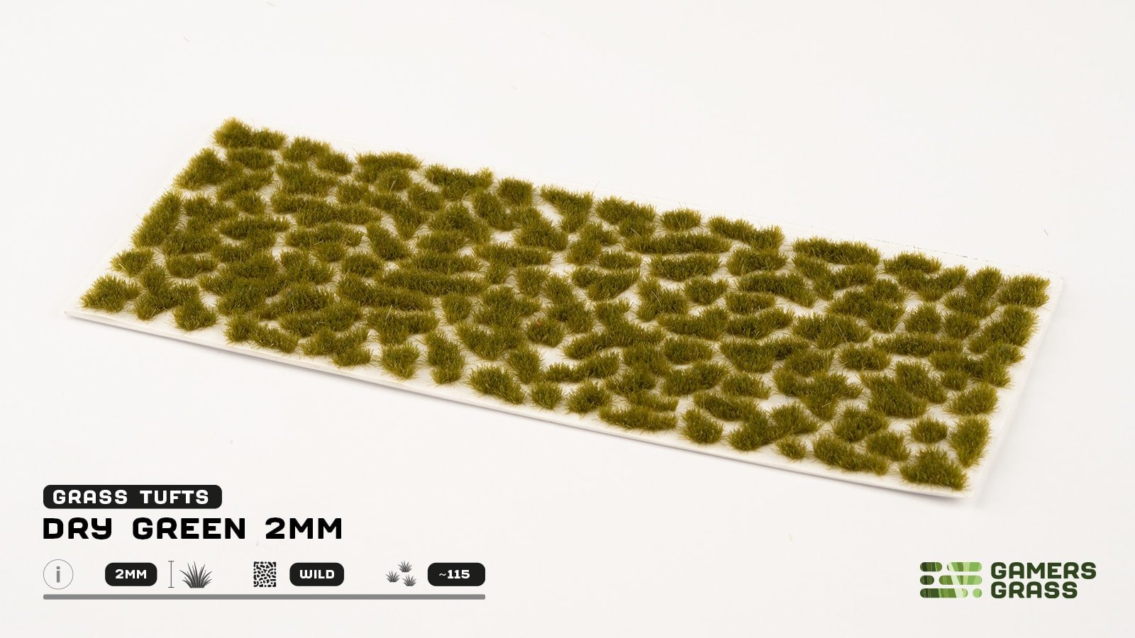 Gamers Grass Dry Green 2mm | Buy Online from The Home Crafters