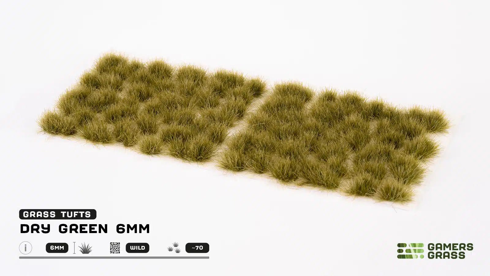Gamers Grass Dry Green 6mm - Wild