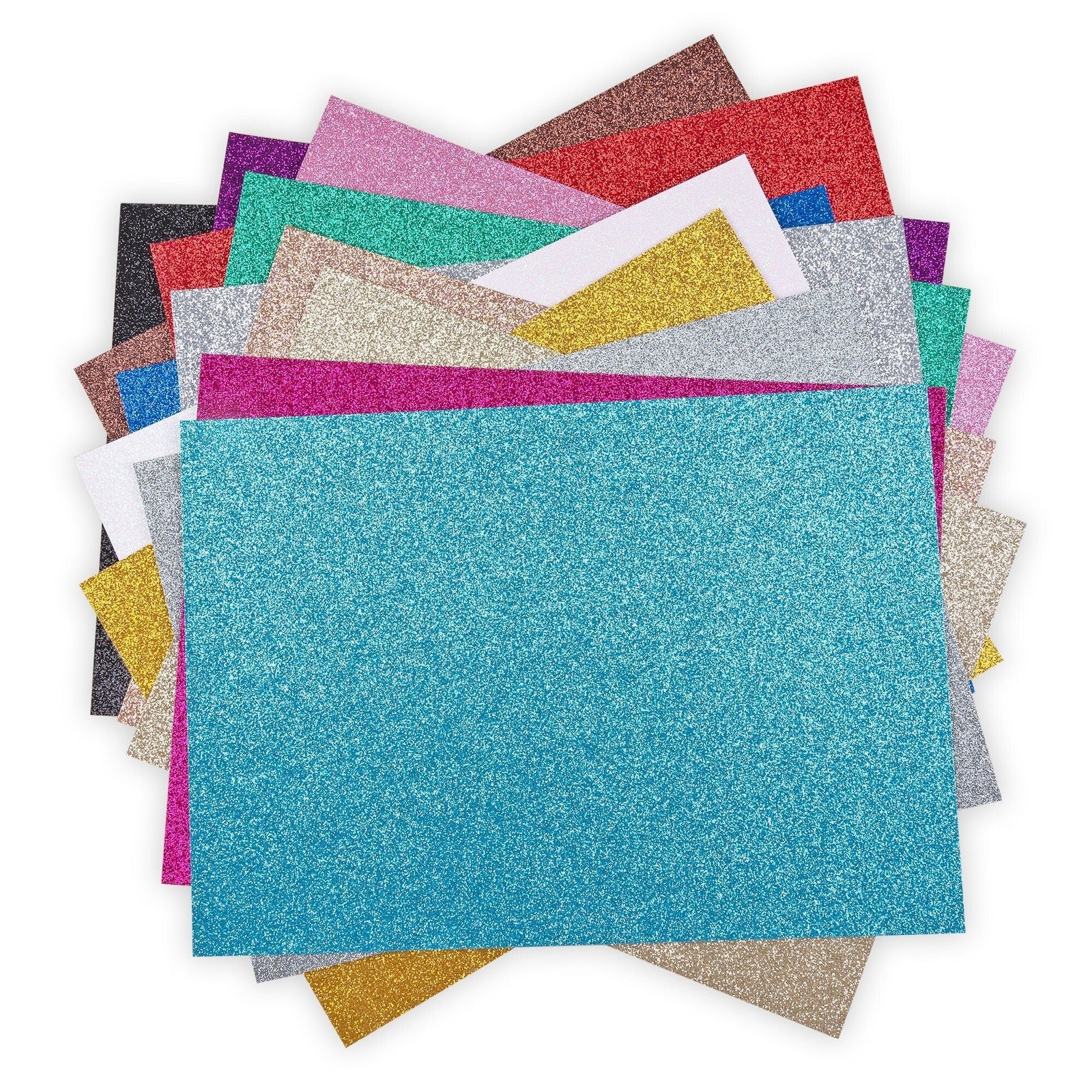 Habicraft 290gsm A4 Non - Shed Glitter Card - 10pk | Buy Online from The Home Crafters