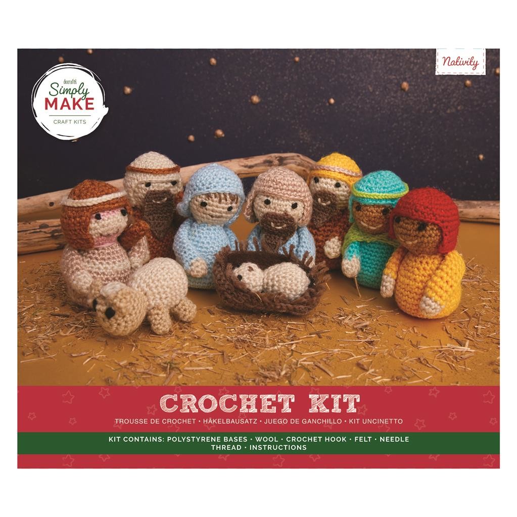 Simply Make Crochet Nativity Craft Kit