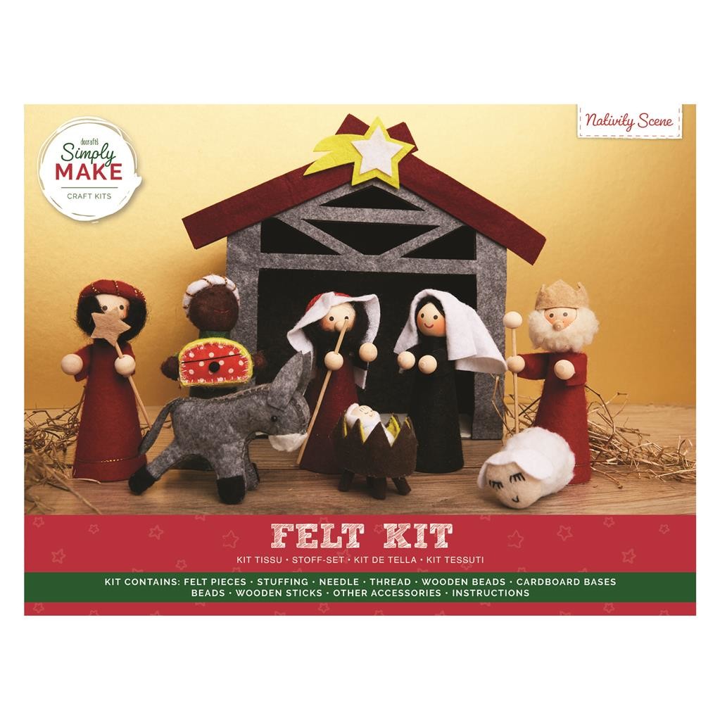 Simply Make Felt Nativity Scene Craft Kit