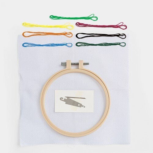 Simply Make Mini Cross Stitch Kit - Fireworks