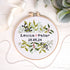 Simply Make Cross Stitch Kit - Personalised Wedding Foliage | Buy Online from The Home Crafters