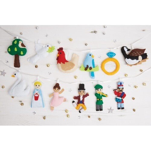 Simply Make Felt Craft Kit - 12 Days Of Christmas Garland Kit | Buy Online from The Home Crafters