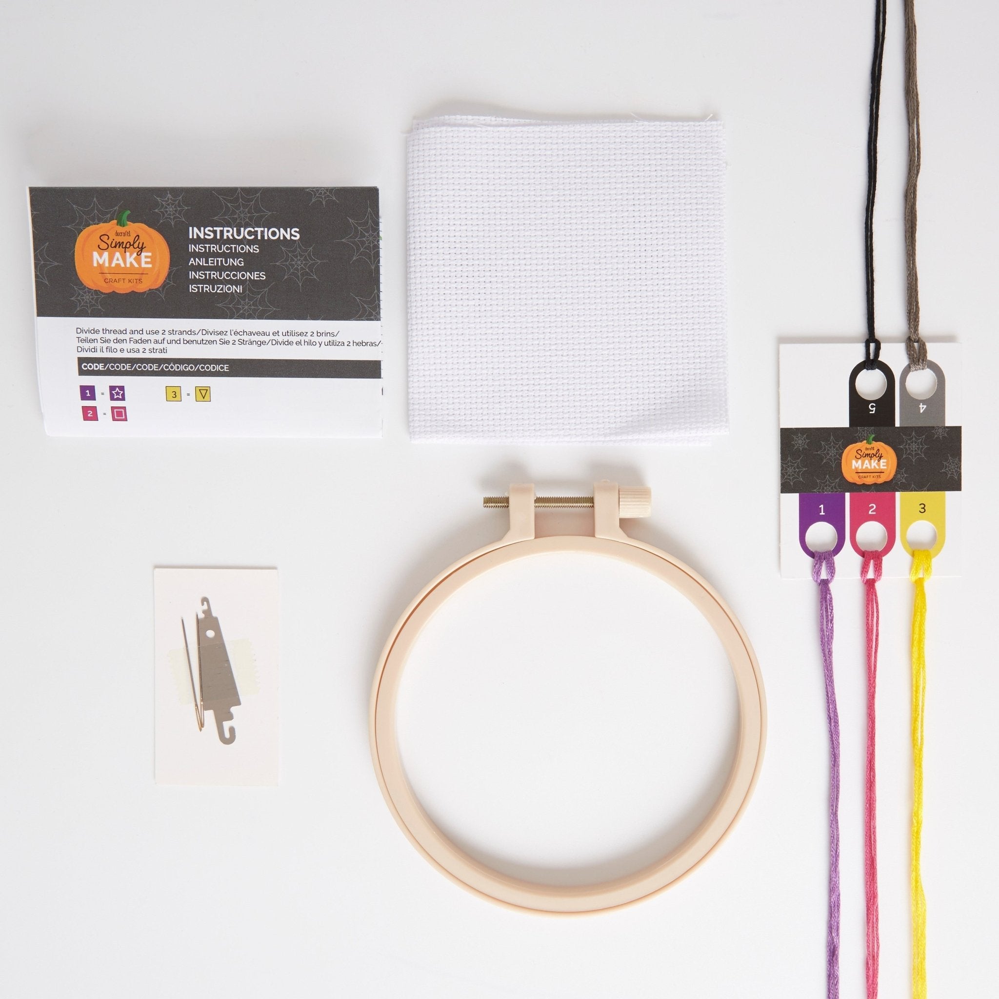 Cross Stitch Kit - Simply Make Cross Stitch Kit - Spider | Buy Online from The Home Crafters