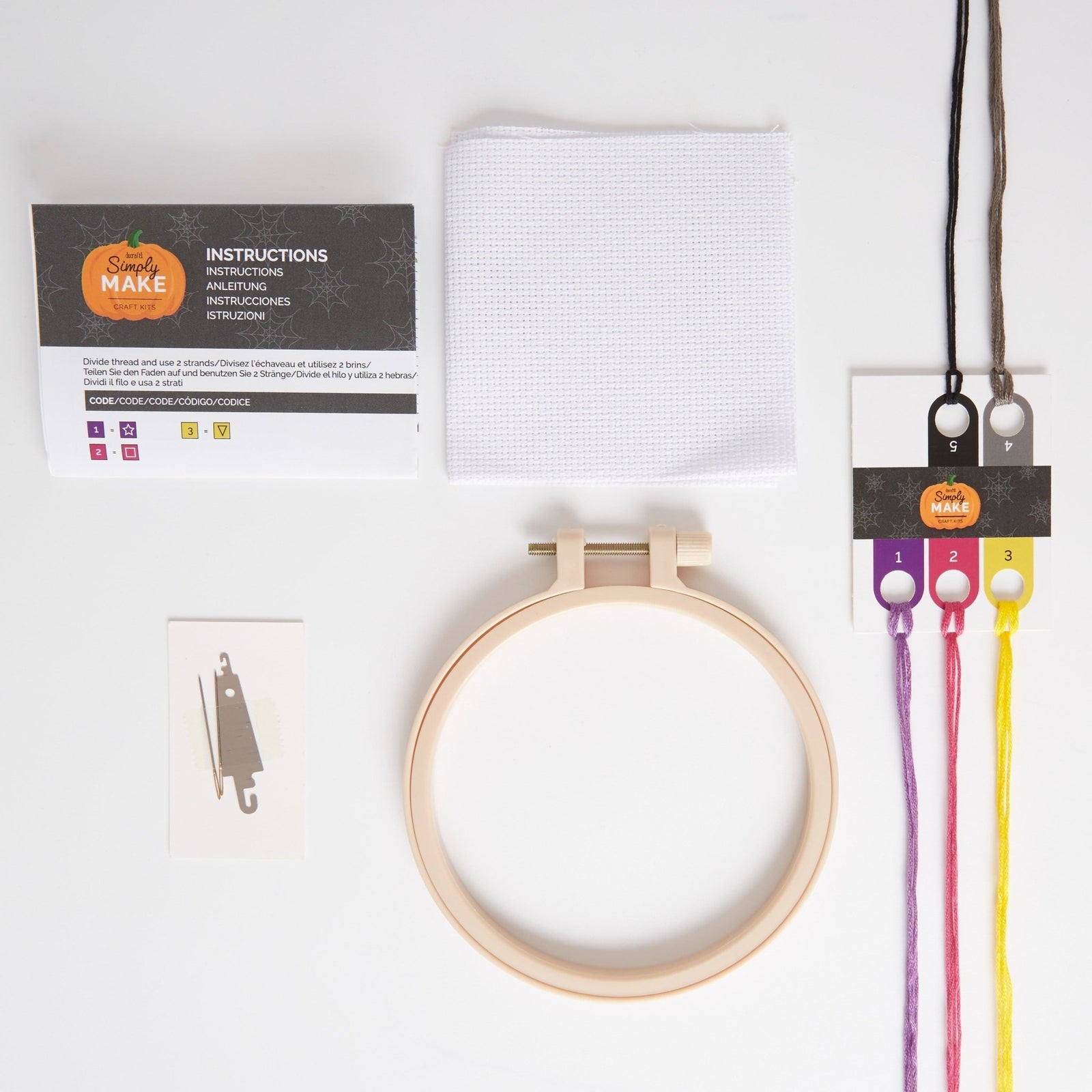 Cross Stitch Kit - Simply Make Cross Stitch Kit - Spider | Buy Online from The Home Crafters