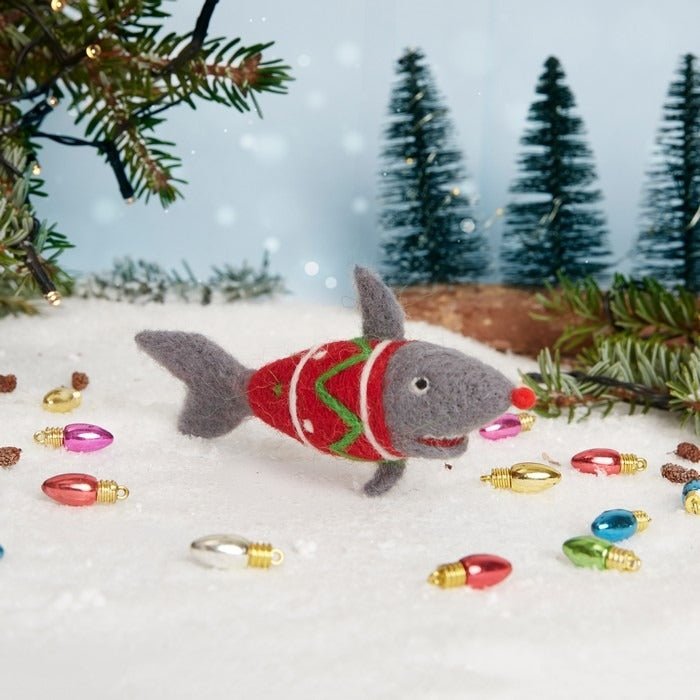 Simply Make Needle Felting Craft Kit - Santa Jaws - Shark | Buy Online from The Home Crafters
