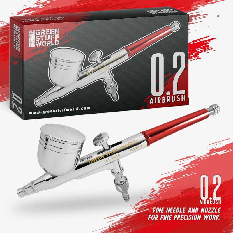 Green Stuff World: Dual Action Airbrush 0.2 | Buy Online from The Home Crafters